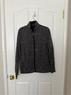 Men’s Gray Full-Zip Jacket - Perry Ellis